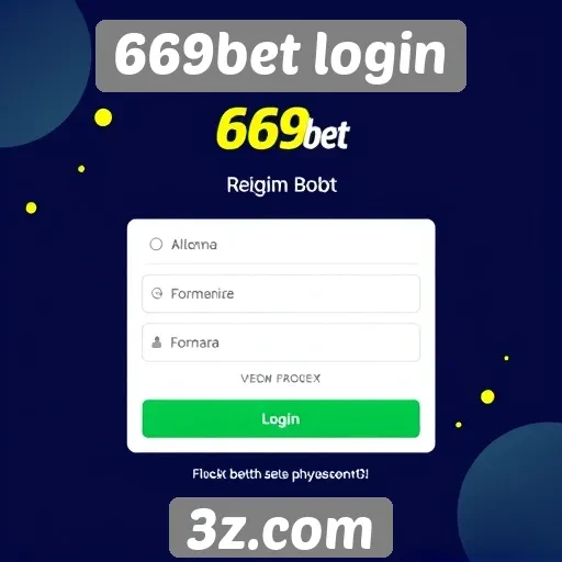 Interface do 669bet login é amigável para novos usuários